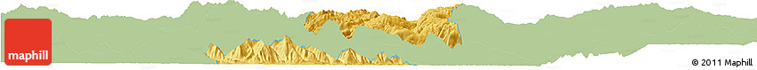 Savanna Style Horizon Map of Gejiu Shi, single color outside