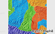 Political Map of Gejiu Shi