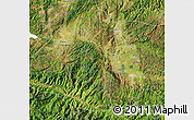 Satellite Map of Gejiu Shi