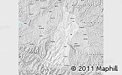 Silver Style Map of Gejiu Shi