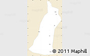 Classic Style Simple Map of Gejiu Shi, single color outside