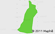 Political Simple Map of Gejiu Shi, single color outside
