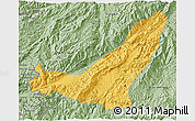 Savanna Style 3D Map of Gengma