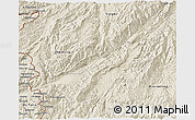 Shaded Relief 3D Map of Gengma