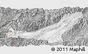 Gray Panoramic Map of Gengma