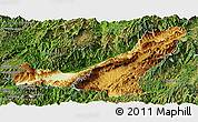 Physical Panoramic Map of Gengma, satellite outside