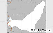 Gray Simple Map of Gengma