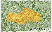 Savanna Style 3D Map of Honghe