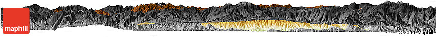 Physical Horizon Map of Honghe, darken, desaturated Physical Horizon Map of Honghe, darken, desaturated