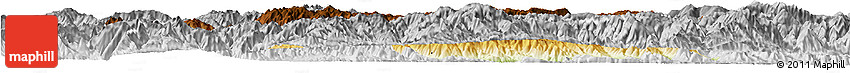 Physical Horizon Map of Honghe, lighten, desaturated Physical Horizon Map of Honghe, lighten, desaturated