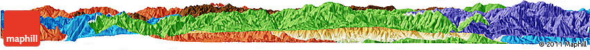 Physical Horizon Map of Honghe, political outside Physical Horizon Map of Honghe, political outside