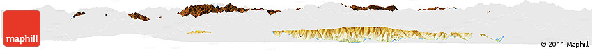 Physical Horizon Map of Honghe, single color outside
