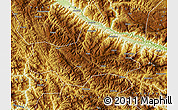 Physical Map of Honghe