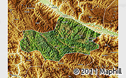 Satellite Map of Honghe, physical outside