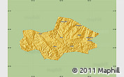Savanna Style Map of Honghe, single color outside