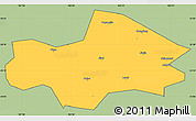Savanna Style Simple Map of Honghe, cropped outside