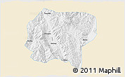 Classic Style 3D Map of Jianchuan, single color outside