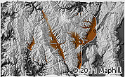 Physical 3D Map of Jianchuan, desaturated