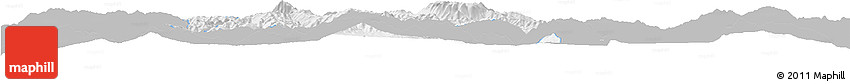 Gray Horizon Map of Jianchuan, single color outside