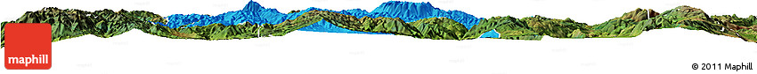 Political Horizon Map of Jianchuan, satellite outside