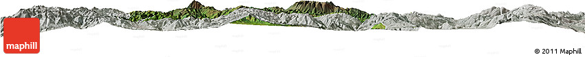 Satellite Horizon Map of Jianchuan, lighten, semi-desaturated