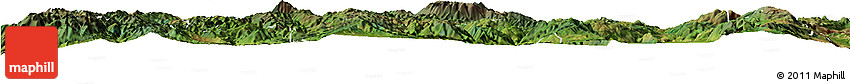 Satellite Horizon Map of Jianchuan