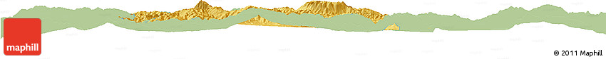 Savanna Style Horizon Map of Jianchuan, single color outside