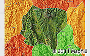 Satellite Map of Jianchuan, political outside