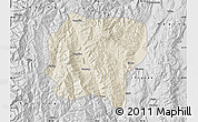 Shaded Relief Map of Jianchuan, desaturated