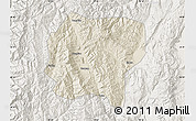 Shaded Relief Map of Jianchuan, lighten