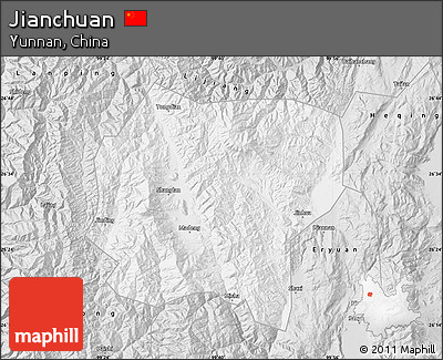 Silver Style Map of Jianchuan