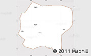 Classic Style Simple Map of Jianchuan, cropped outside