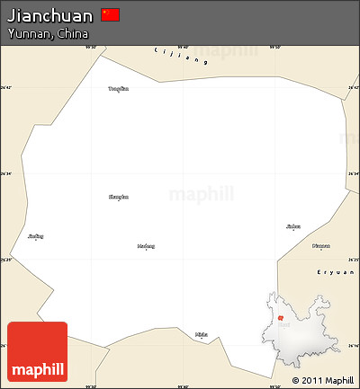 Classic Style Simple Map of Jianchuan