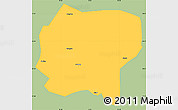 Savanna Style Simple Map of Jianchuan, single color outside