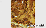 Physical 3D Map of Jianshui
