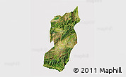 Satellite 3D Map of Jianshui, cropped outside