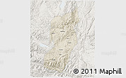Shaded Relief 3D Map of Jianshui, lighten