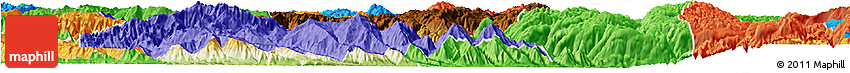 Physical Horizon Map of Jianshui, political outside
