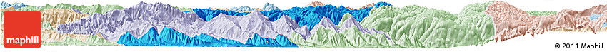 Political Horizon Map of Jianshui, lighten