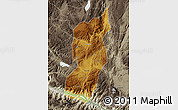 Physical Map of Jianshui, semi-desaturated