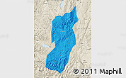 Political Map of Jianshui, shaded relief outside