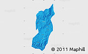 Political Map of Jianshui, single color outside