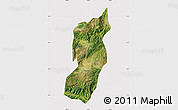 Satellite Map of Jianshui, cropped outside