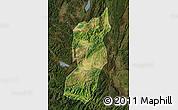 Satellite Map of Jianshui, darken
