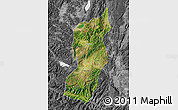 Satellite Map of Jianshui, desaturated