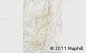 Shaded Relief Map of Jianshui, lighten