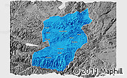 Political Panoramic Map of Jianshui, desaturated
