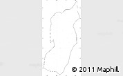 Blank Simple Map of Jianshui, cropped outside, no labels