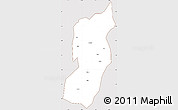 Classic Style Simple Map of Jianshui, cropped outside