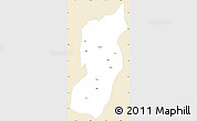 Classic Style Simple Map of Jianshui, single color outside